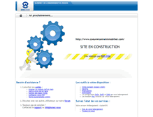 Tablet Screenshot of coeurenseineimmobilier.com